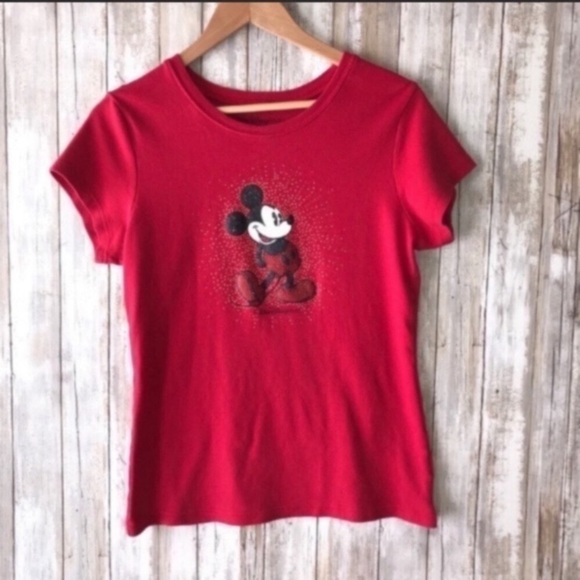 Disney Tops - Walt Disney World Mickey Mouse Red Tee